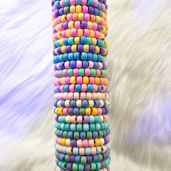 πRANDOM Bundle of 15 π Friendship Drip Rave Kandi Bracelets - Picture 4 of 10